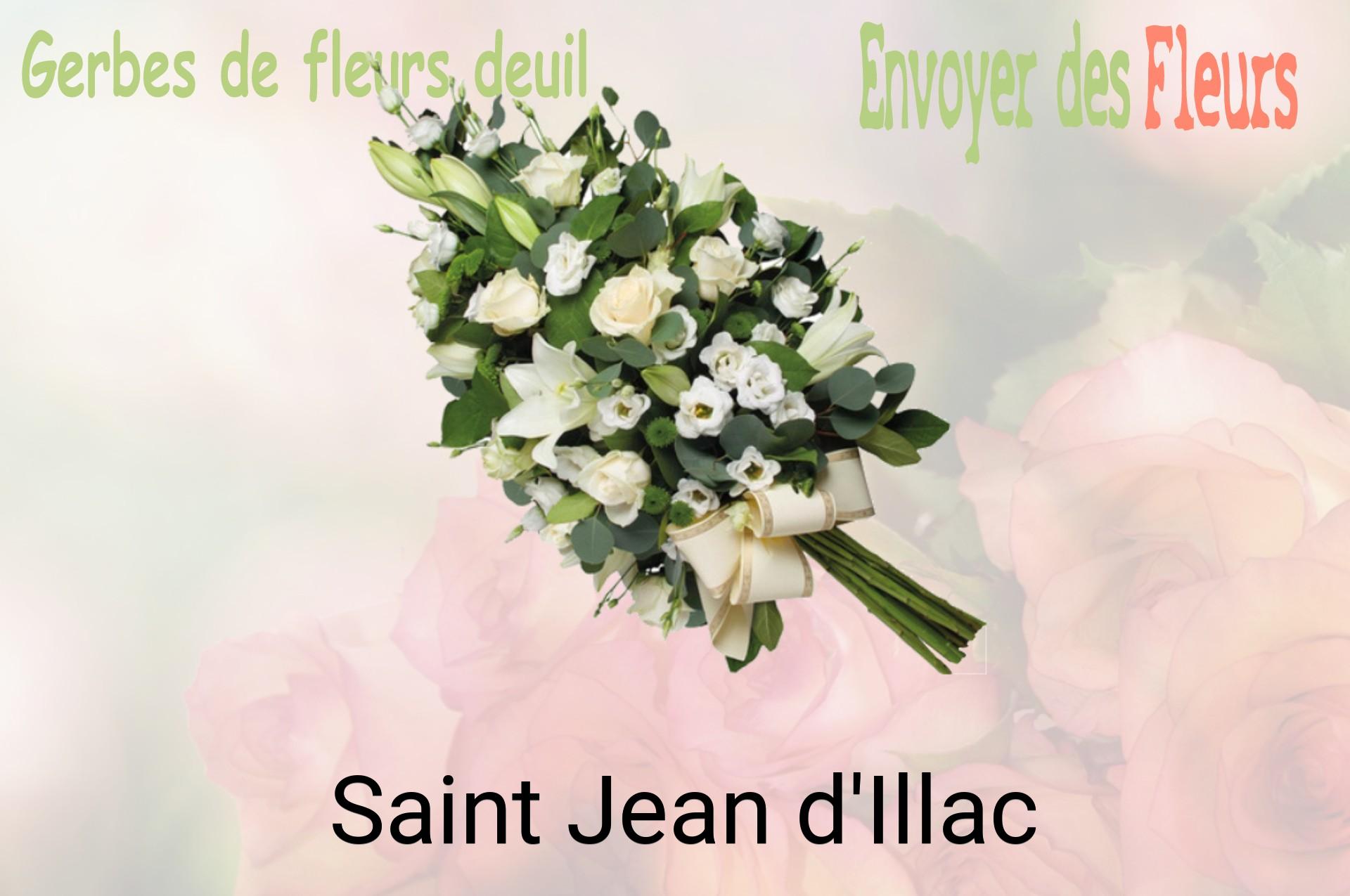Gerbe de fleurs de deuil livrée à Saint-Jean-d'Illac